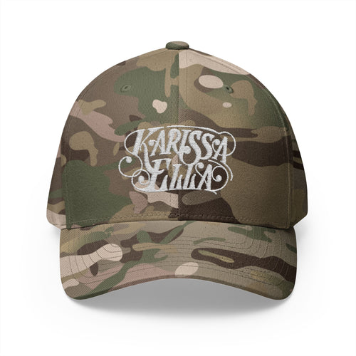 Karissa Ella Camo Embroidered Hat